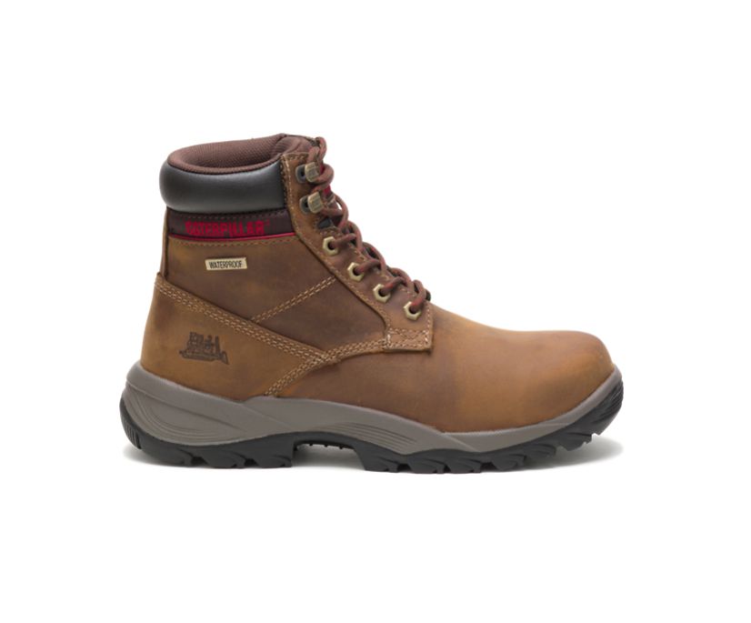 Caterpillar Dryverse 6 Waterproof Argentina - Botines De Seguridad Mujer Beige Oscuro ( 826-IGTWBM )